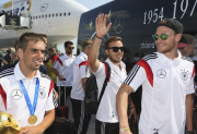 Ankunft der Weltmeister 2014 in Berlin