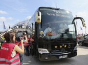 Ankunft der Weltmeister 2014 in Berlin