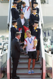 Ankunft der Weltmeister 2014 in Berlin