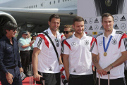 Ankunft der Weltmeister 2014 in Berlin