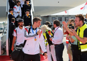 Ankunft der Weltmeister 2014 in Berlin