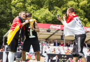 Empfang der Weltmeister 2014 am Brandenburger Tor in Berlin