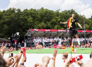 Empfang der Weltmeister 2014 am Brandenburger Tor in Berlin