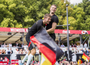 Empfang der Weltmeister 2014 am Brandenburger Tor in Berlin