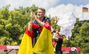 Empfang der Weltmeister 2014 am Brandenburger Tor in Berlin