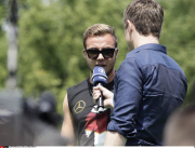 Ger German World cup  soccer team  champion in Berlin.