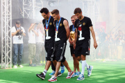 Empfang der Weltmeister 2014 am Brandenburger Tor in Berlin