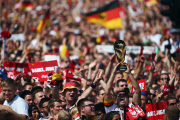 Empfang der Weltmeister 2014 am Brandenburger Tor in Berlin