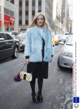 Street Style at New York fashion week, New York, America - 09 Feb 2014