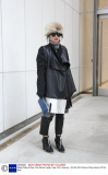 Street Style at New York fashion week, New York, America - 09 Feb 2014