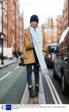 Street Style at London Fashion Week Autumn Winter 2014, Britain - 15 Feb 2014
