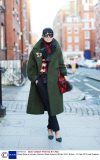 Street Style at London Fashion Week Autumn Winter 2014, Britain - 15 Feb 2014