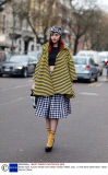 Street Style, Autumn Winter 2014, Milan Fashion Week, Italy - 21 Feb 2014