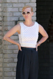 *EXCLUSIVE* January Jones and Barbara Streisand spend some QT in sunny Malibu