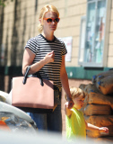 January Jones Stops By Whole Foods 