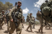 Israeli Ground Operation begins, Gaza Strip, Palestinian Territories - 18 Jul 2014