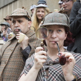Sherlock Holmes - Guinness World Records Attempt, London, UK
