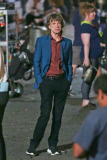 *EXCLUSIVE* Mick Jagger surprises Martin Scorsese on the set of Rock 'N' Roll Project