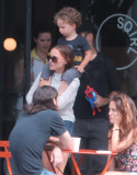 Semi-Exclusive... Natalie Portman & Family Out And About In Los Feliz 