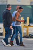 *EXCLUSIVE* Michelle Rodriguez gets ready to re-shoot a few scenes for Fast & Furious 7