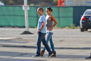 *EXCLUSIVE* Michelle Rodriguez gets ready to re-shoot a few scenes for Fast & Furious 7