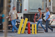 *EXCLUSIVE* Michelle Rodriguez gets ready to re-shoot a few scenes for Fast & Furious 7