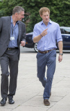 Prince Harry visits Bethnal Green Academy to meet with students who will be receiving training to become digital media champions for the Invictus Games