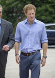 Prince Harry visits Bethnal Green Academy to meet with students who will be receiving training to become digital media champions for the Invictus Games