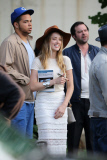 Johnny Depp gets a visit from fiancée Amber Heard on last day of ¿Black Mass¿ Filming