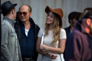 Johnny Depp gets a visit from fiancée Amber Heard on last day of ¿Black Mass¿ Filming