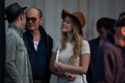 Johnny Depp gets a visit from fiancée Amber Heard on last day of ¿Black Mass¿ Filming