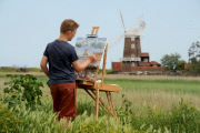 11-year-old 'Mini Monet' painter sees latest collection sell for GBP 390,000, Norfolk, Britain - 20 Jul 2014
