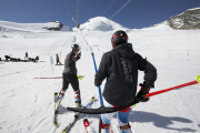 Sunny weather in Saas-Fee, Switzerland - 19 Jul 2014