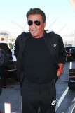 Sylvester Stallone heads out of town with his girls