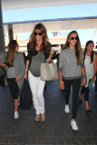 Sylvester Stallone heads out of town with his girls