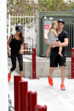 Victoria and David Beckham leave SoulCycle after a Family Wokout Session