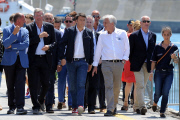 Letzte Reise von dem Wrack der Costa Concordia