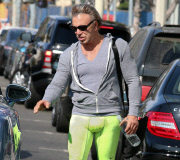 Mickey Rourke out and about, Los Angeles, America - 27 Jul 2014