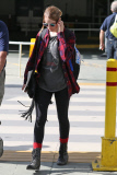 *EXCLUSIVE* Evan Rachel Wood and R2D2 arrive in Vancouver **NO Canada**