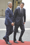 Matteo Renzi meets Didier Burkhalter in Rome, Italy - 29 Jul 2014