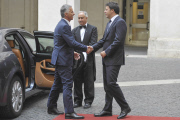 Matteo Renzi meets Didier Burkhalter in Rome, Italy - 29 Jul 2014