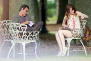 *EXCLUSIVE* Emma Stone, Joaquin Phoenix and Woody Allen take their talent to Rhode Island