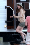 *EXCLUSIVE* Emma Stone leaves set after a serious discussion with crew