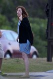 *EXCLUSIVE* Emma Stone leaves set after a serious discussion with crew