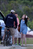 *EXCLUSIVE* Emma Stone leaves set after a serious discussion with crew