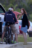 *EXCLUSIVE* Emma Stone leaves set after a serious discussion with crew