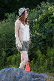 *EXCLUSIVE* Emma Stone leaves set after a serious discussion with crew