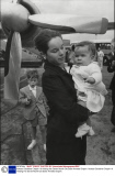 Actress Geraldine Chaplin 16 Holding Her Seven Month Old Sister Annette Chaplin.