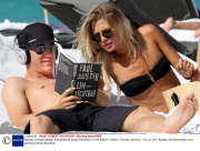 Bastian Schweinsteiger and girlfriend Sarah Brandner on the Beach in Miami, Florida, America - 02 Jun 2011