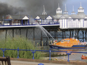 Eastbourne Pier Fire, Eastbourne, Britain - 30 Jul 2014